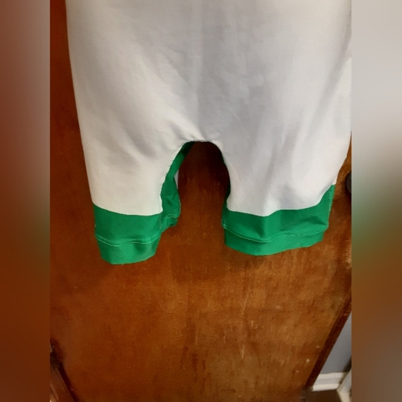 SVU Women's Mascot Cheerleader Romner Sleeveless Size Large Green White - Picture 3 of 6